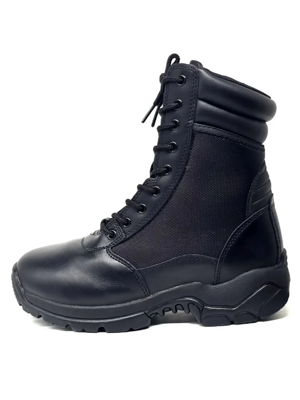 LA Police Gear LAPG Core Combat Boot Black Zipper Tactical Boots Men’s Size 7R